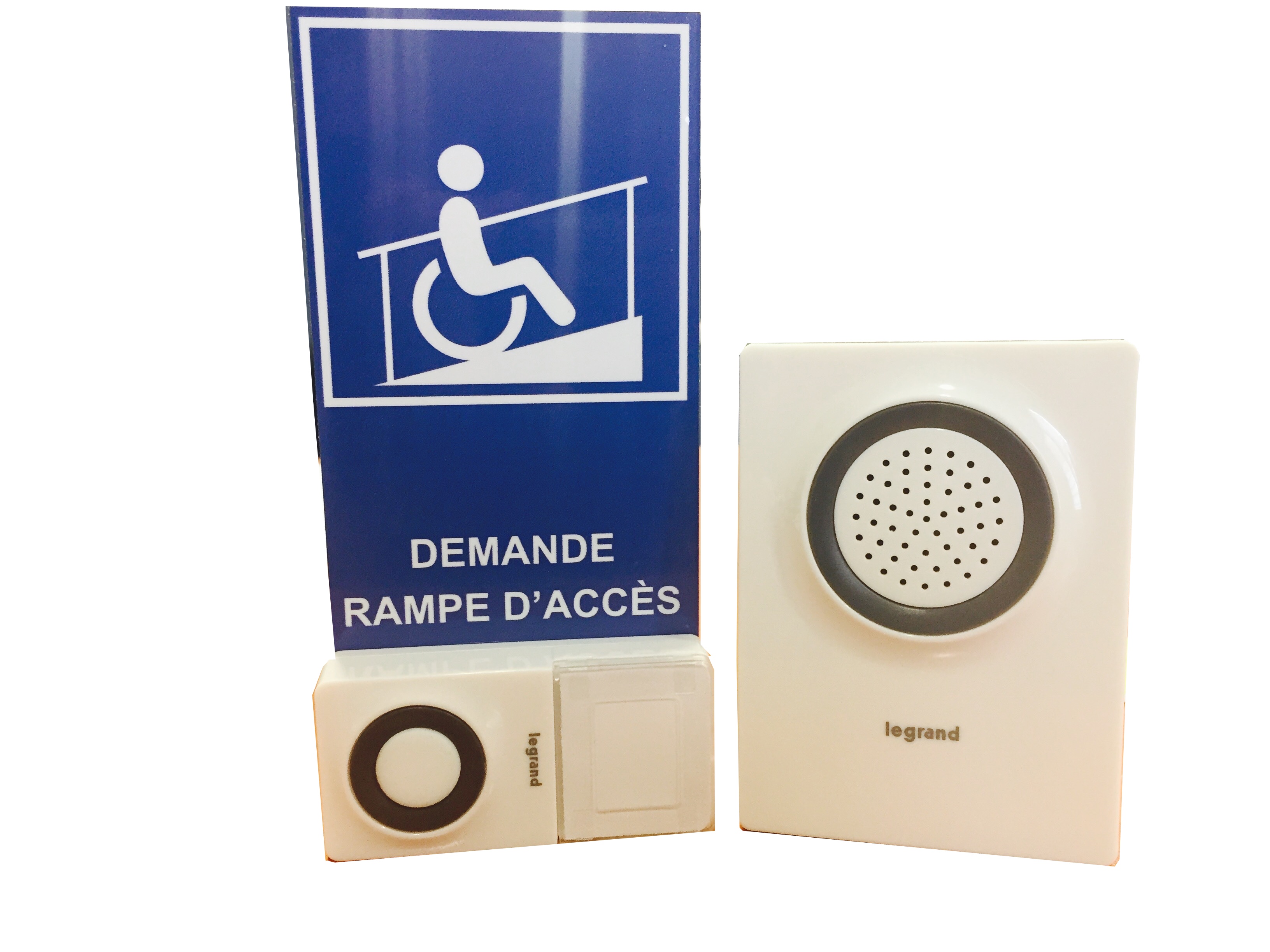 Carillon d'appel PMR Legrand sans fil - RampnGo