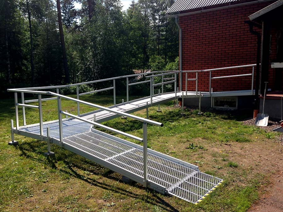 passerelle aluminium modulaire